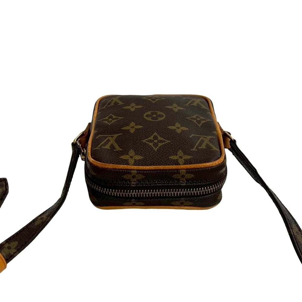 LOUIS VUITTON Authentic Brown Monogram Leather Pochette Shoulder Bag - Picture 4 of 9